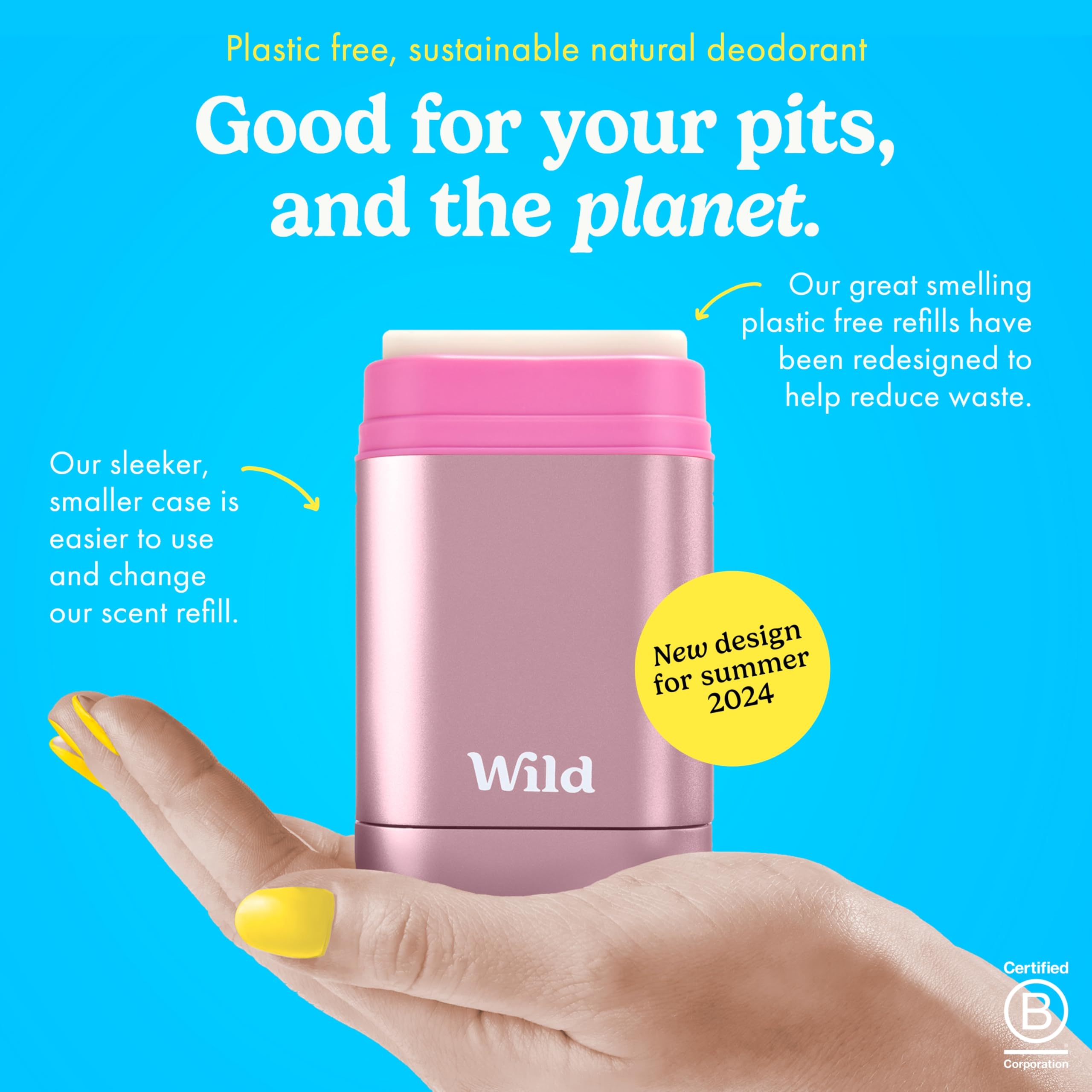 Wild recharge sans plastique, idéale pour réduire les déchets au quotidien.