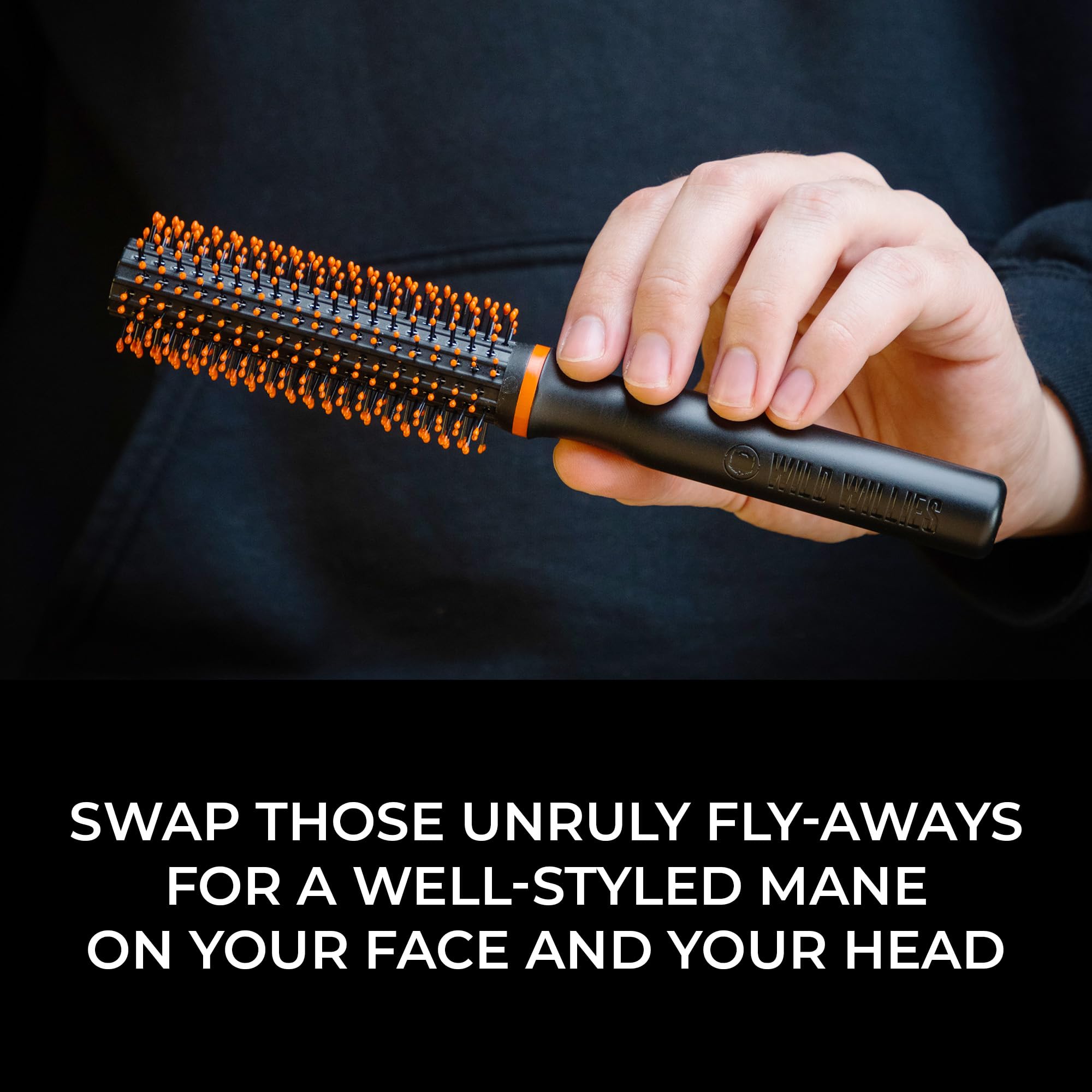 Brosse Wild Willies pour usage sec et humide, mise en forme efficace.