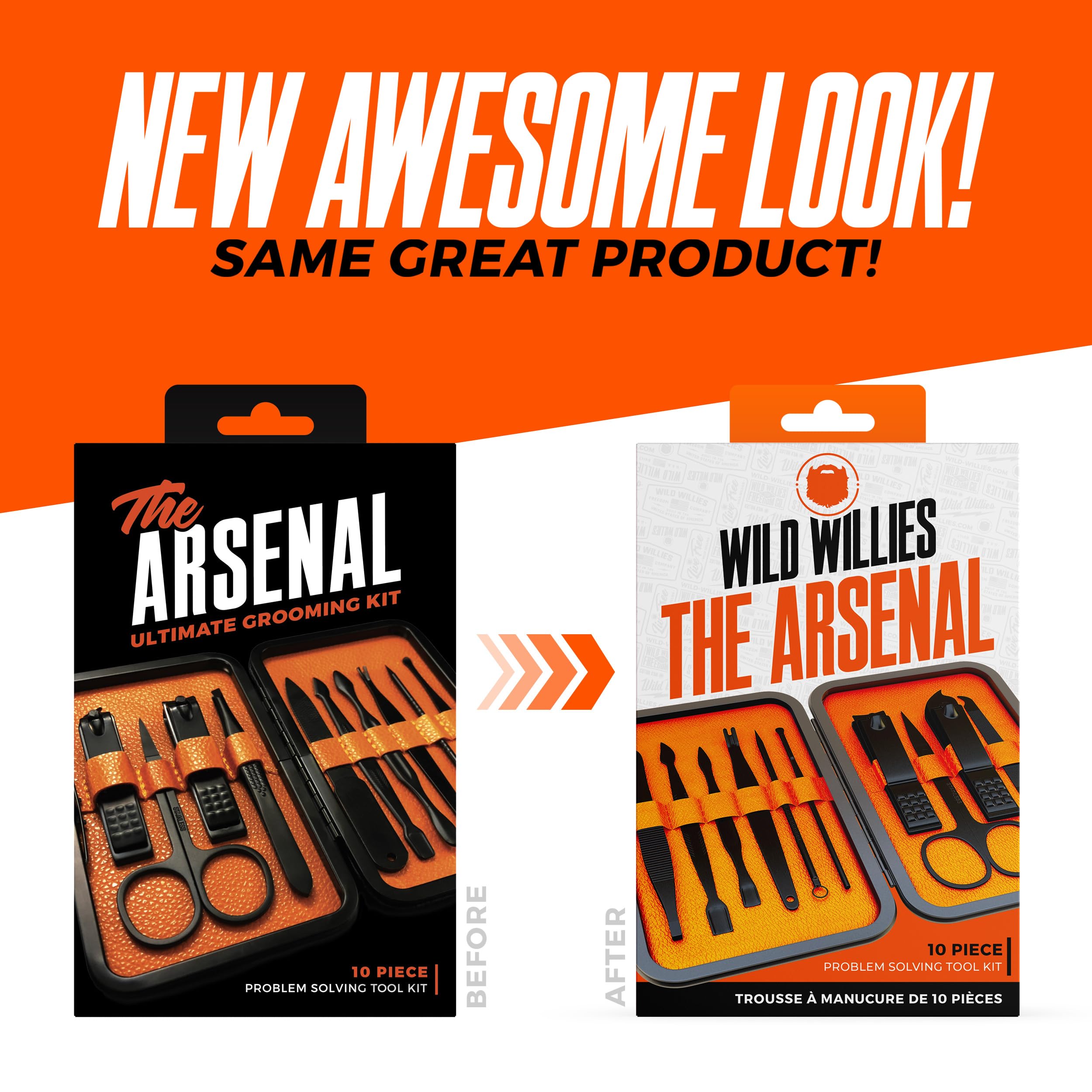 Wild Willies kit-mains-pieds: ensemble complet pour l entretien des mains et pieds.