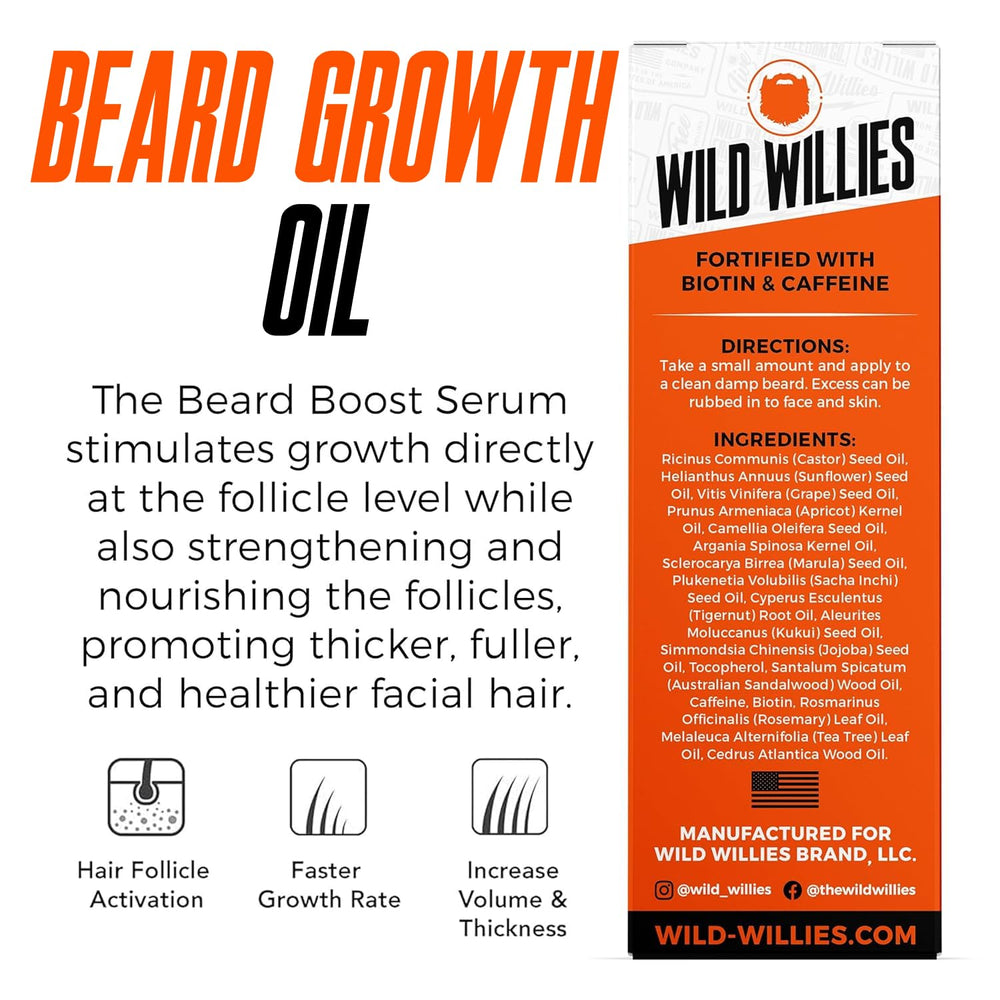 Sérum Wild Willies – activation des follicules capillaires pour une pousse régulière