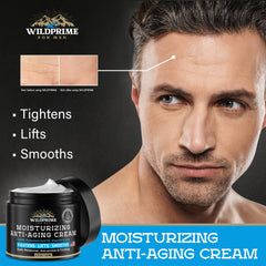 WildPRIME Crème Visage Homme – Effet lifting lissant pour teint tonifié