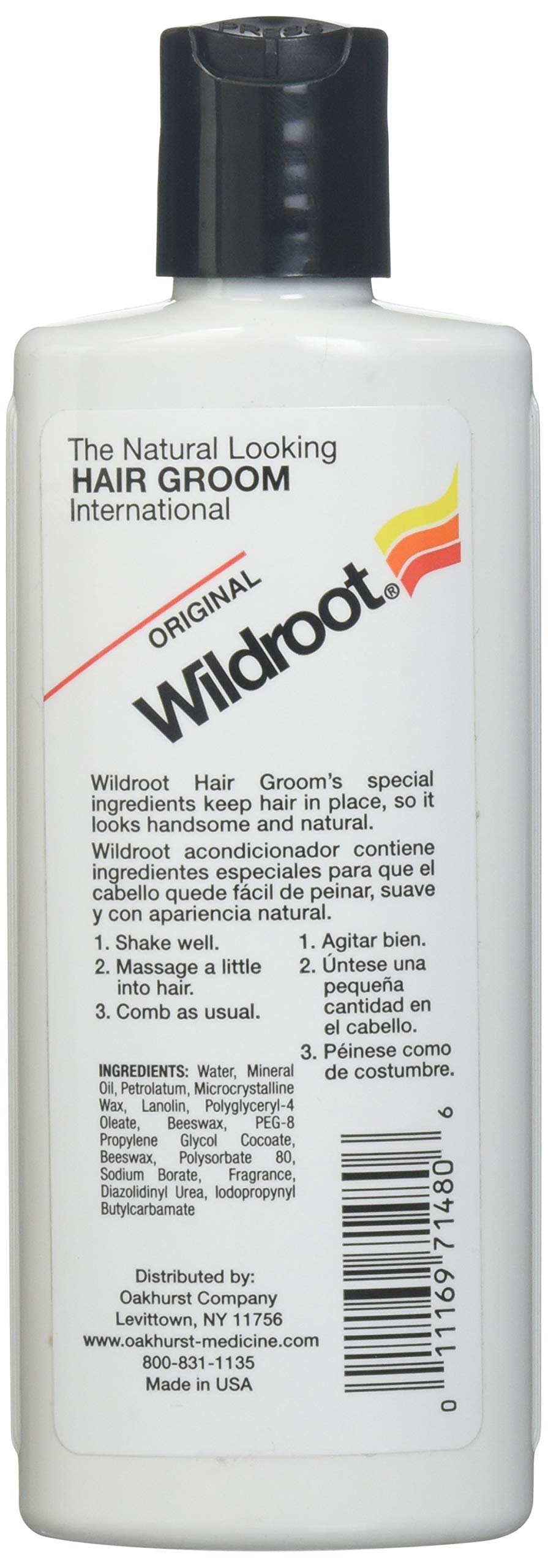 Wildroot Original Hair Groom : application sur cheveux pour une tenue légère et durable