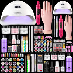 Wilfniee kit-ongles-debutants-ensemble-complet : pratique à domicile pour débuter en beauté.