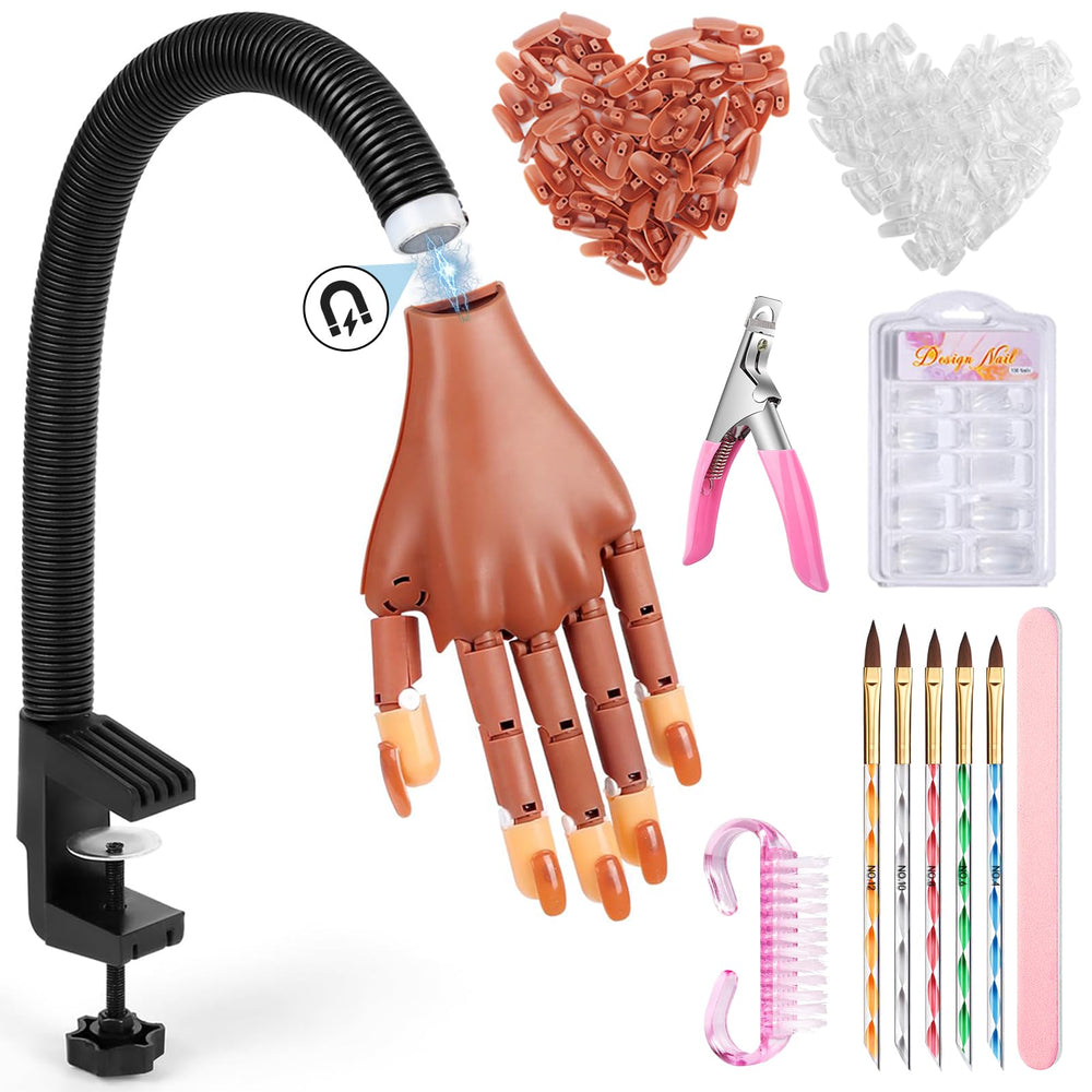Wilfniee Main pratique magnétique pour ongles offrant pratique et modularité.