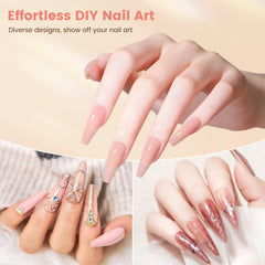 Poudre acrylique 3 couleurs 15 g Wilfniee pour ongles solides