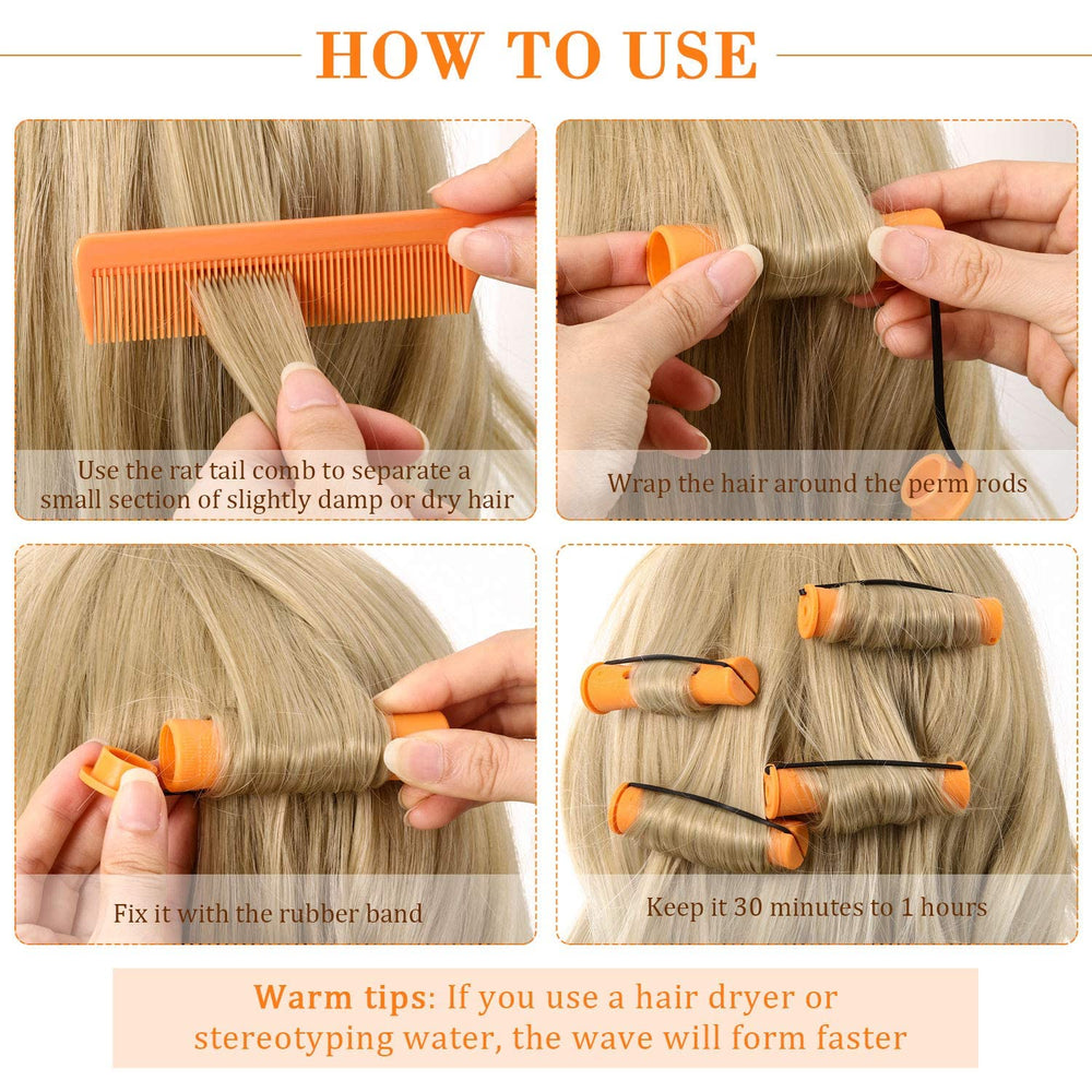 Willbond accessoires coiffure fait maison, pour boucles faciles.