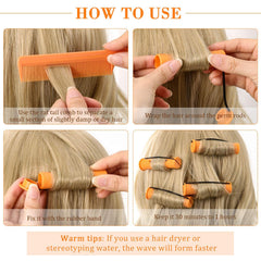 Willbond accessoires coiffure fait maison, pour boucles faciles.