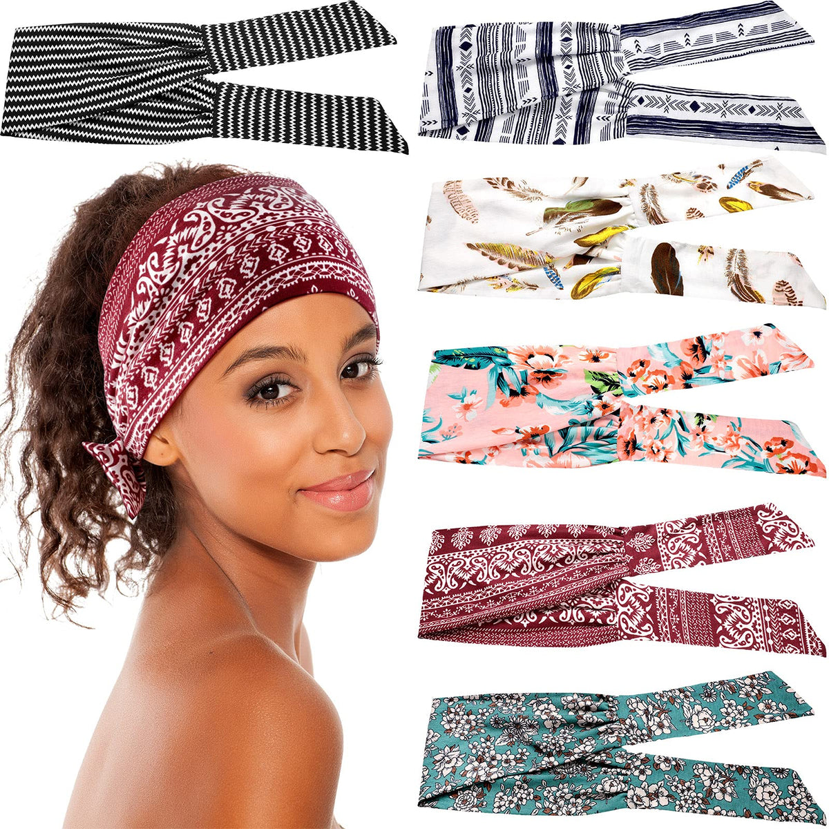 Willbond bandeau femme large ensemble pour un look sportif chic