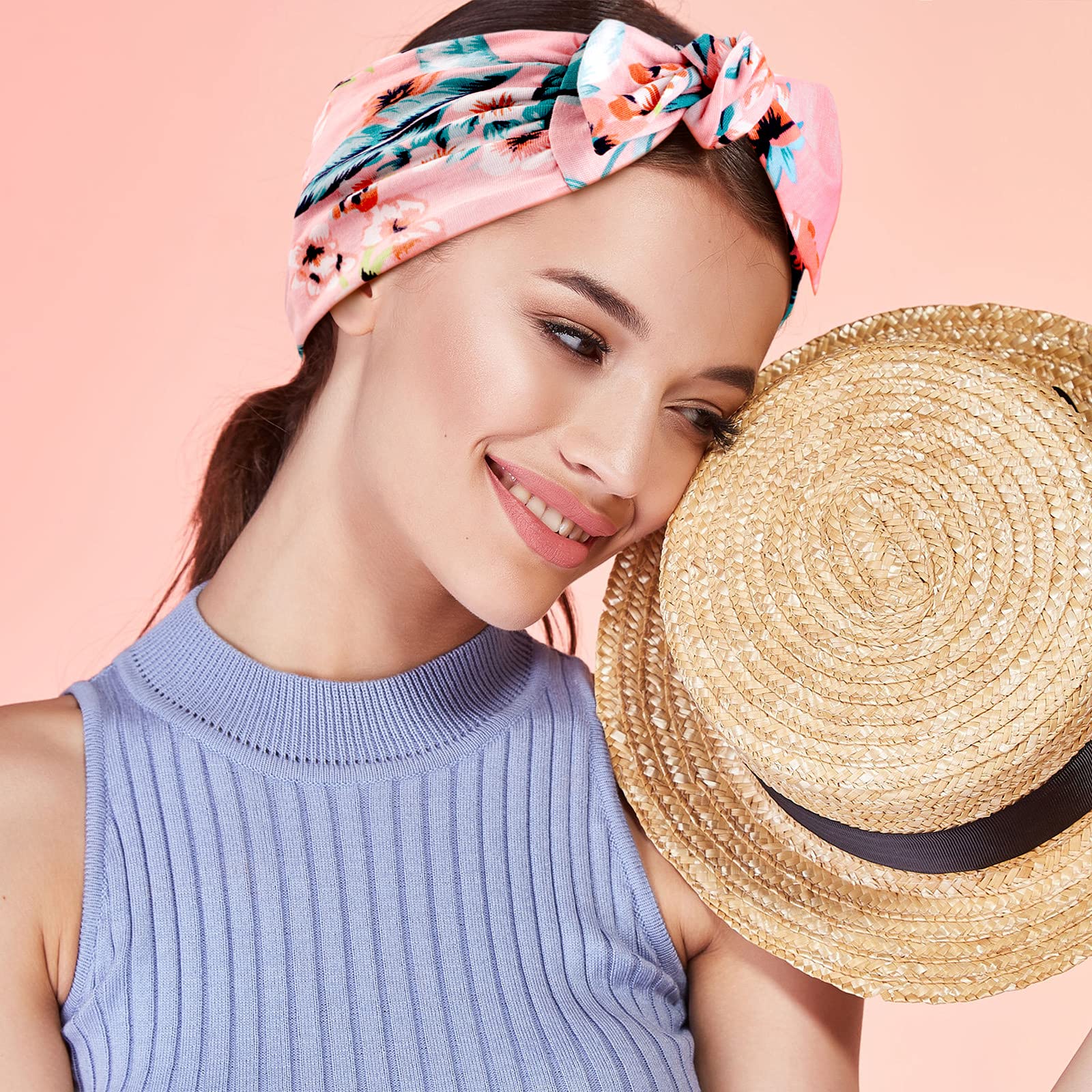 Bandeau noeud frontal Willbond style vintage pour cheveux variés