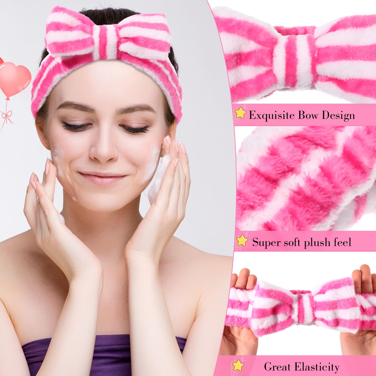 Utilisation du bandeau WILLBOND lors du soin du visage et du maquillage.