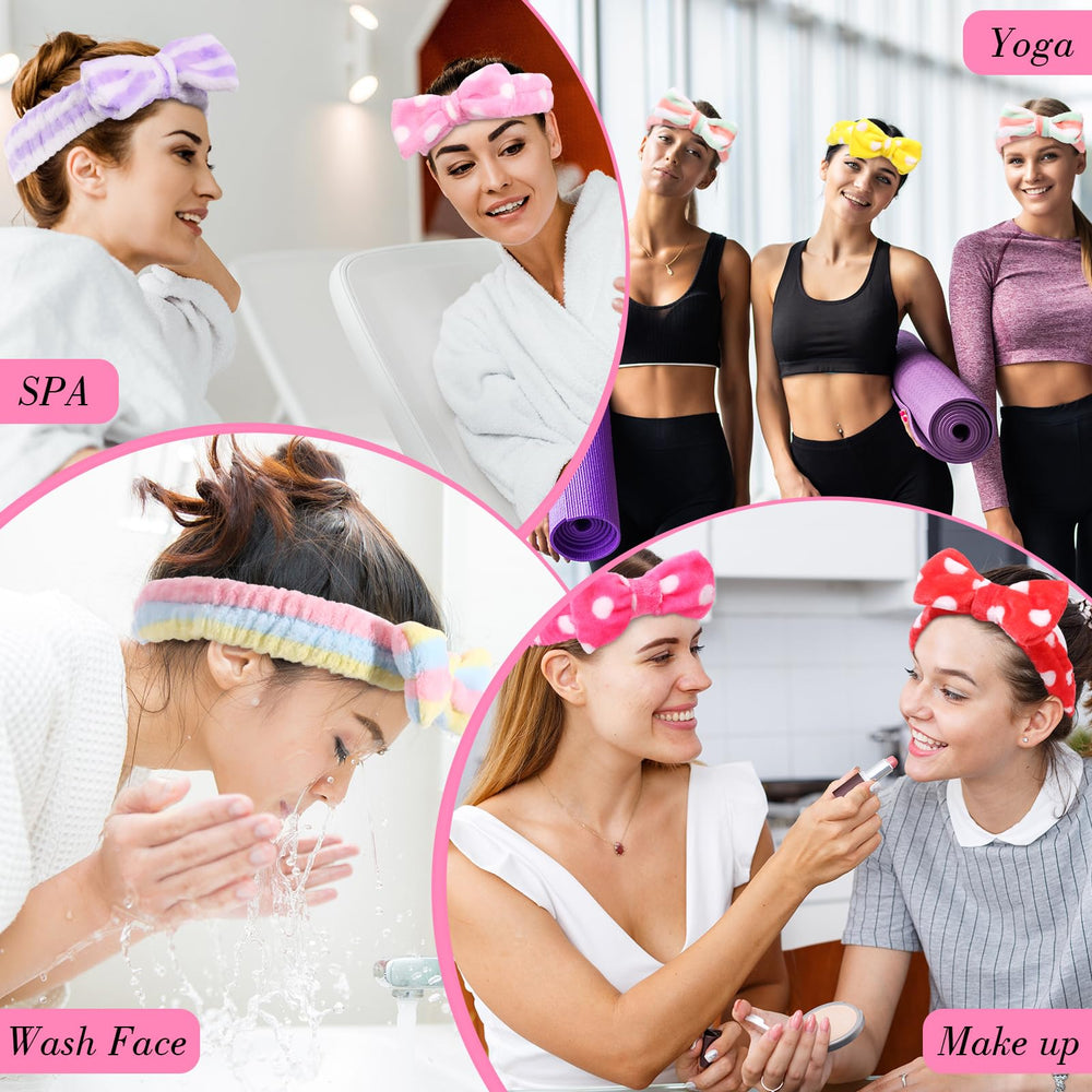Utilisations polyvalentes des bandeaux WILLBOND pour fêtes, sport et routine beauté.