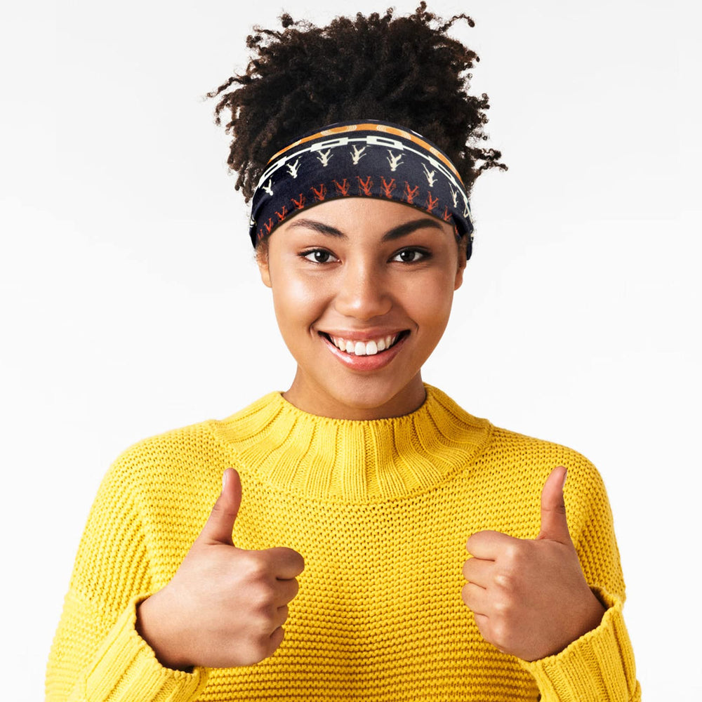 Bandeau WILLBOND imprimé boho africain, couleurs vives pour tenues variées.
