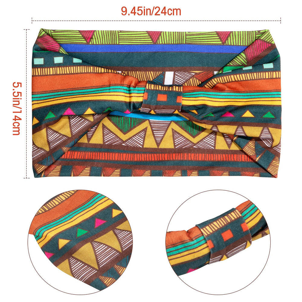 Bandeau WILLBOND turban imprimé vintage, style tendance et facile à assortir.