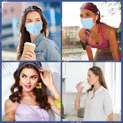 Bandeau WILLBOND porte-masque, soulage les oreilles lors d’un port prolongé.