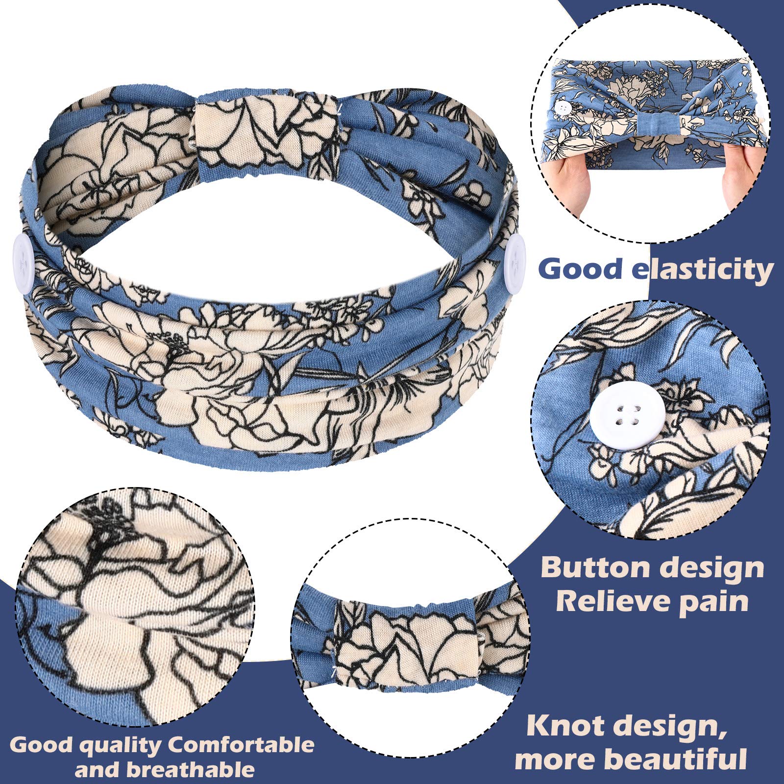 Bandeau WILLBOND adapté au yoga et sport, maintien doux pendant l’effort.