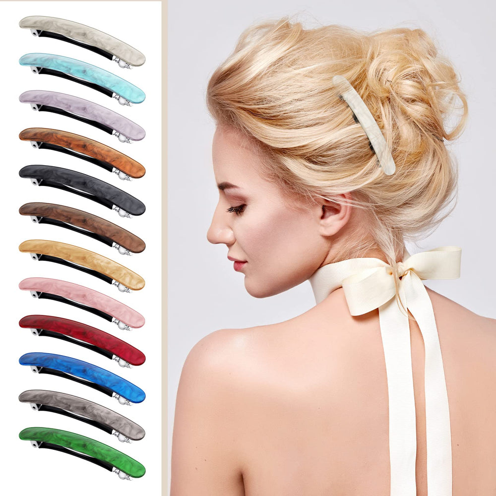 Barrette WILLBOND pour coiffure quotidienne, idéale pour queue de cheval ou demi-queue.