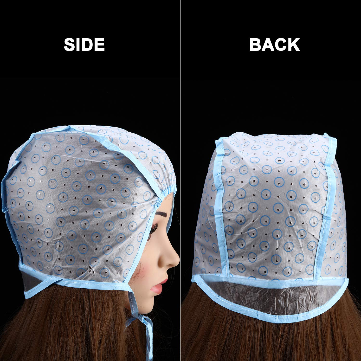 WILLBOND capuchon bleu avec crochet plastique pratique pour salon et domicile