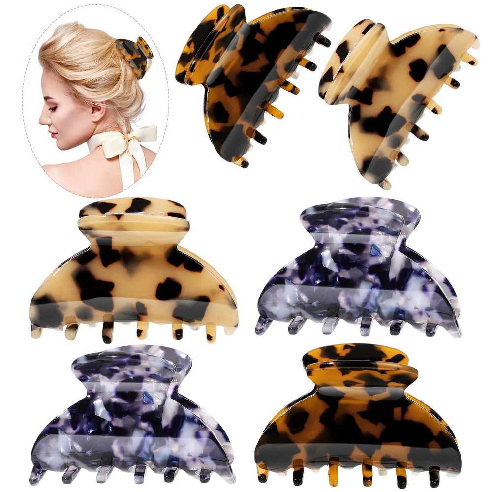 Ensemble de 6 barrettes WILLBOND, styles variés pour plusieurs looks
