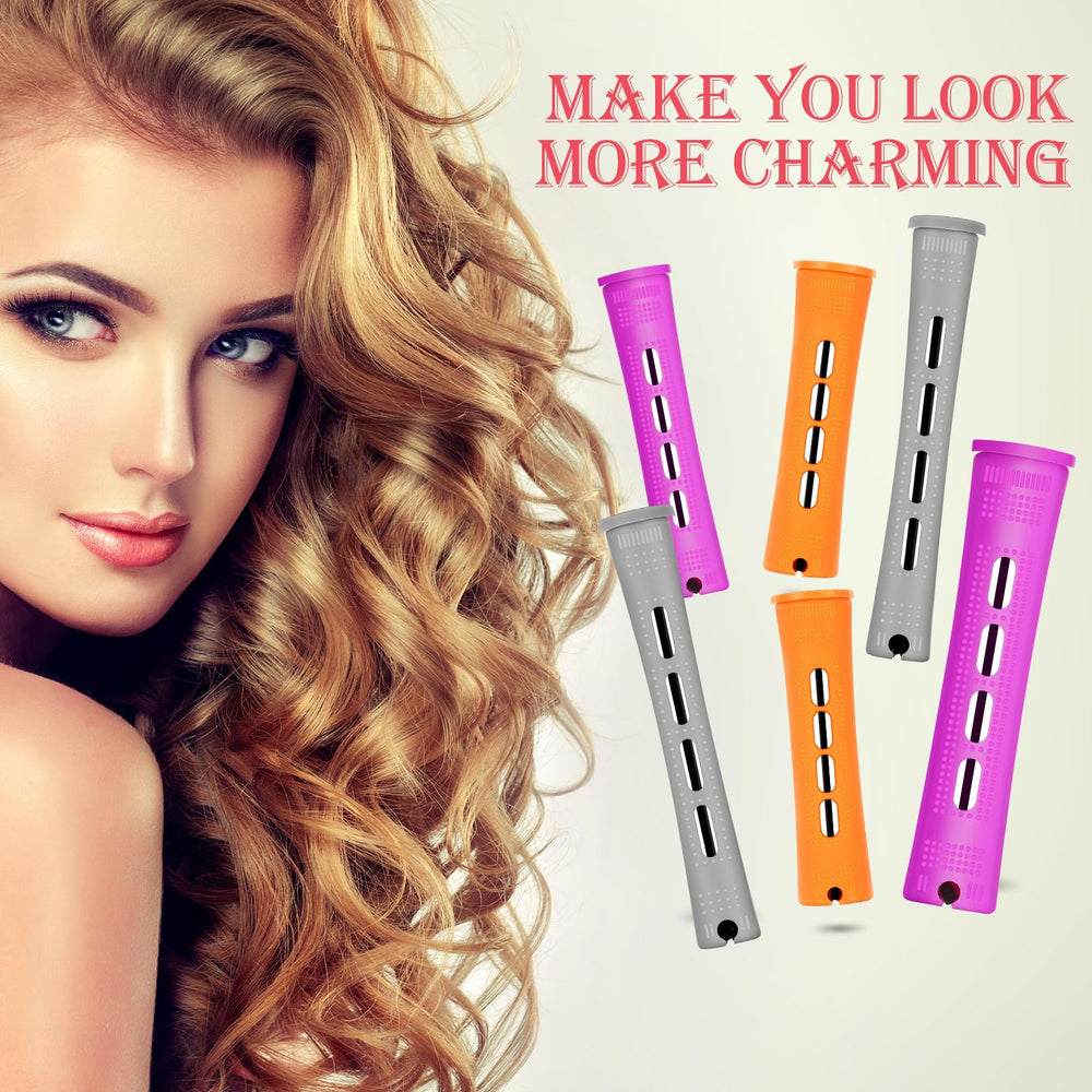 Ensemble outils WILLBOND – 36 rouleaux et peigne, coiffure sans chaleur.