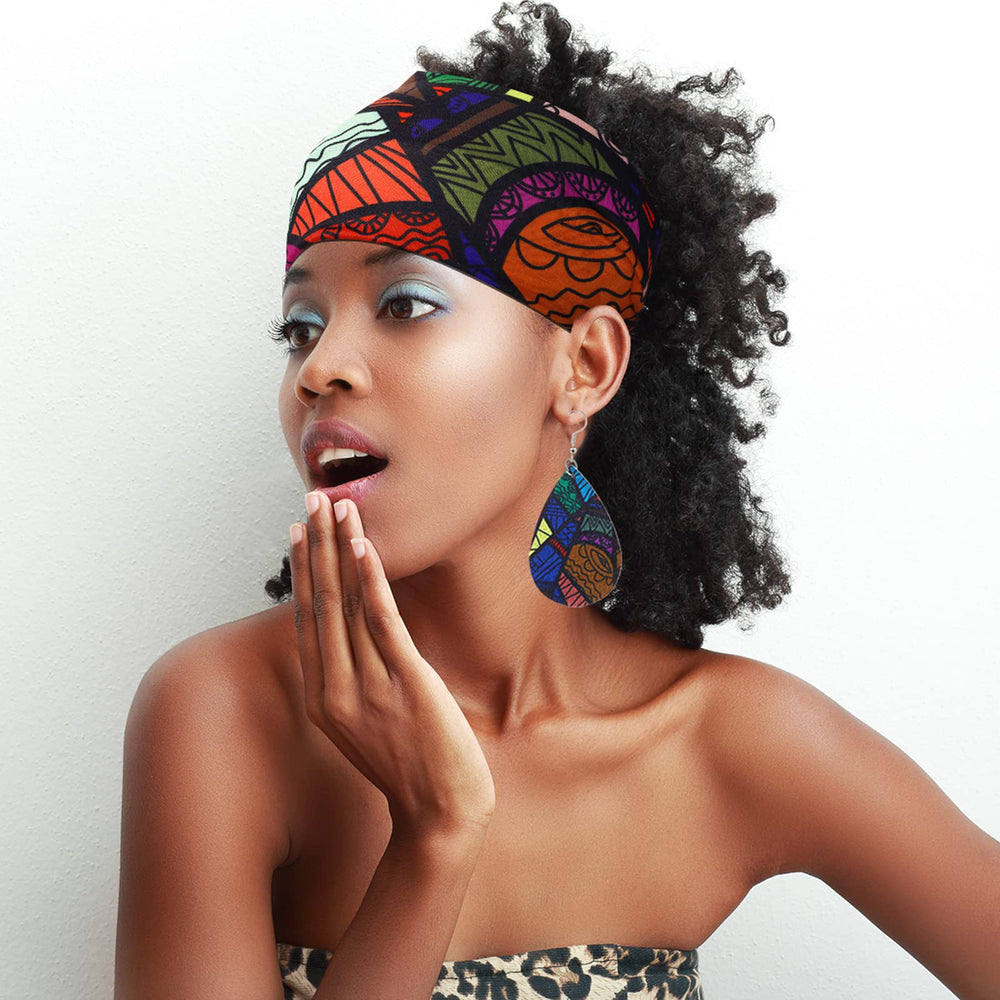 Willbond headband imprimé africain bohème, confortable et respirant pour sublimer vos tenues.