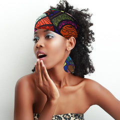 Willbond headband imprimé africain bohème, confortable et respirant pour sublimer vos tenues.