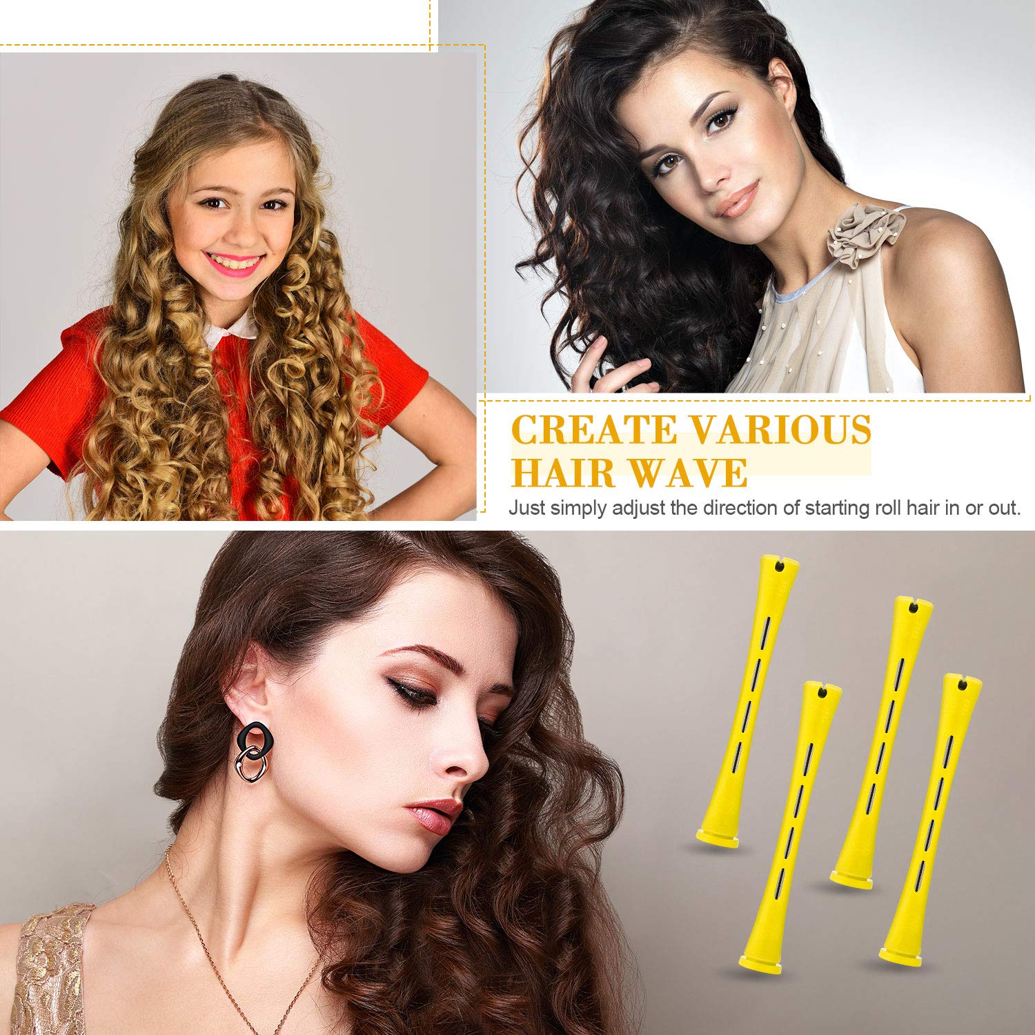 Willbond kit coiffure polyvalent pour boucles volumineuses et rapides