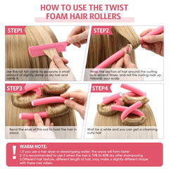 Mode d’utilisation des rouleaux sans chaleur pour cheveux en douceur