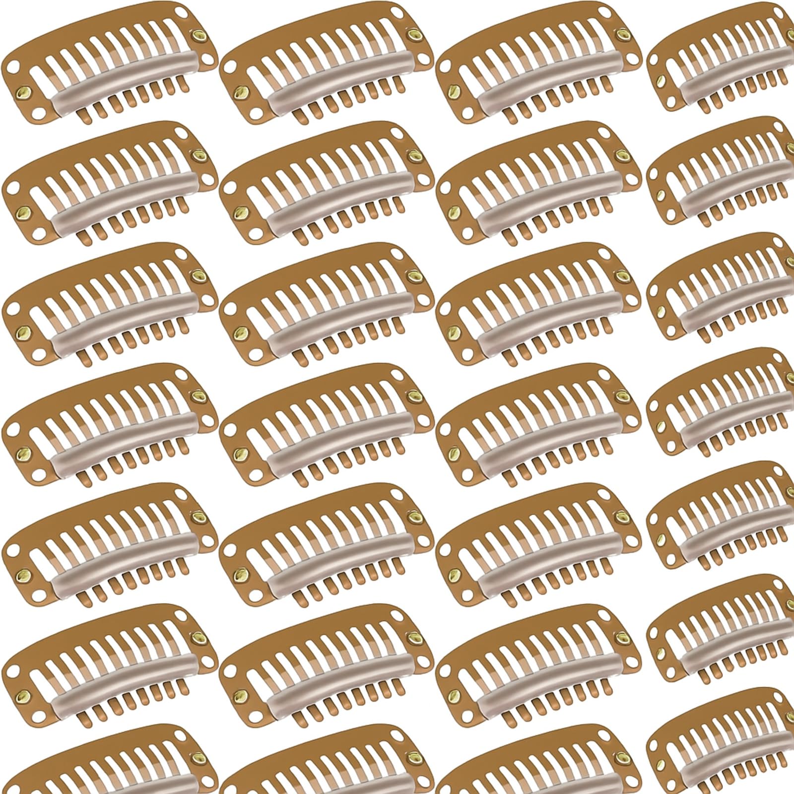 Pince WILLBOND pour extensions cheveux, 9 dents, fixation fiable.