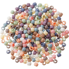 Pinces WILLBOND mini à griffes arc-en-ciel, parfaites pour des coiffures colorées et festives.
