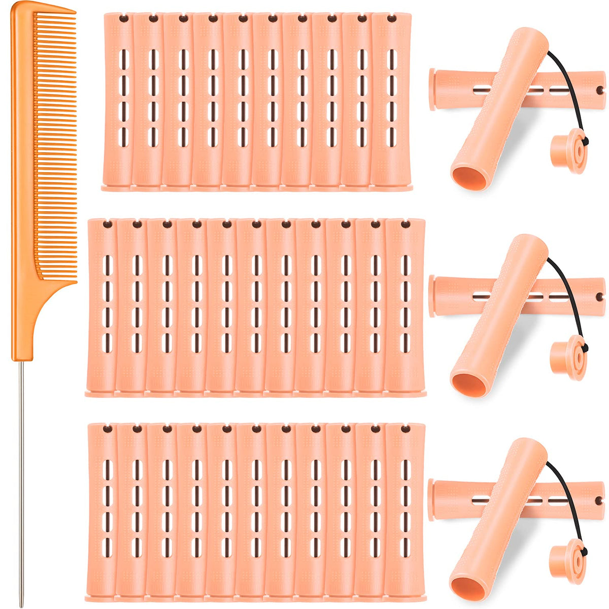 Rouleaux WILLBOND perm longs de 8,2 cm pour des boucles sans chaleur.