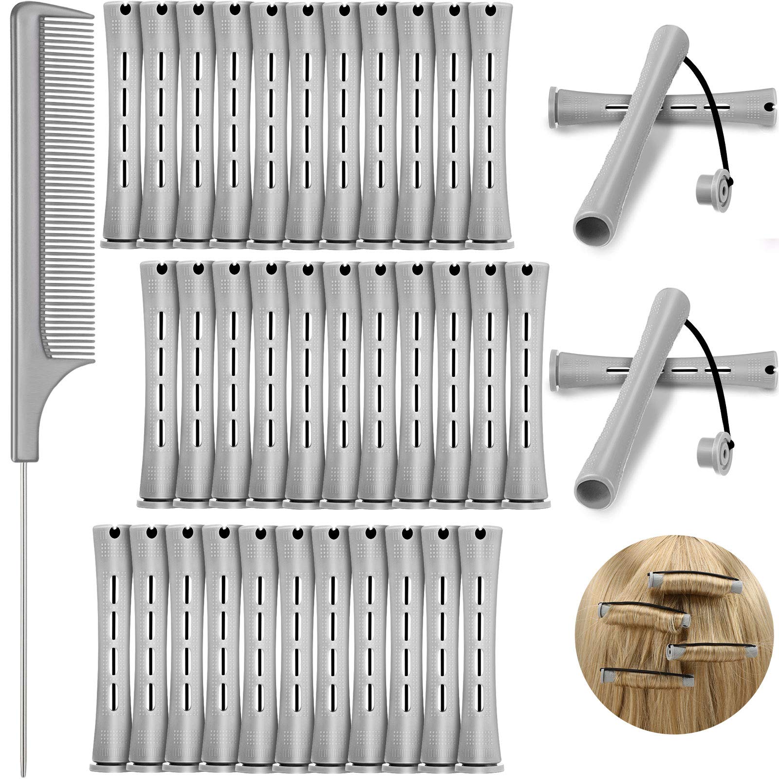 WILLBOND rouleaux-perm long 8,2 cm pour boucles naturelles et durables