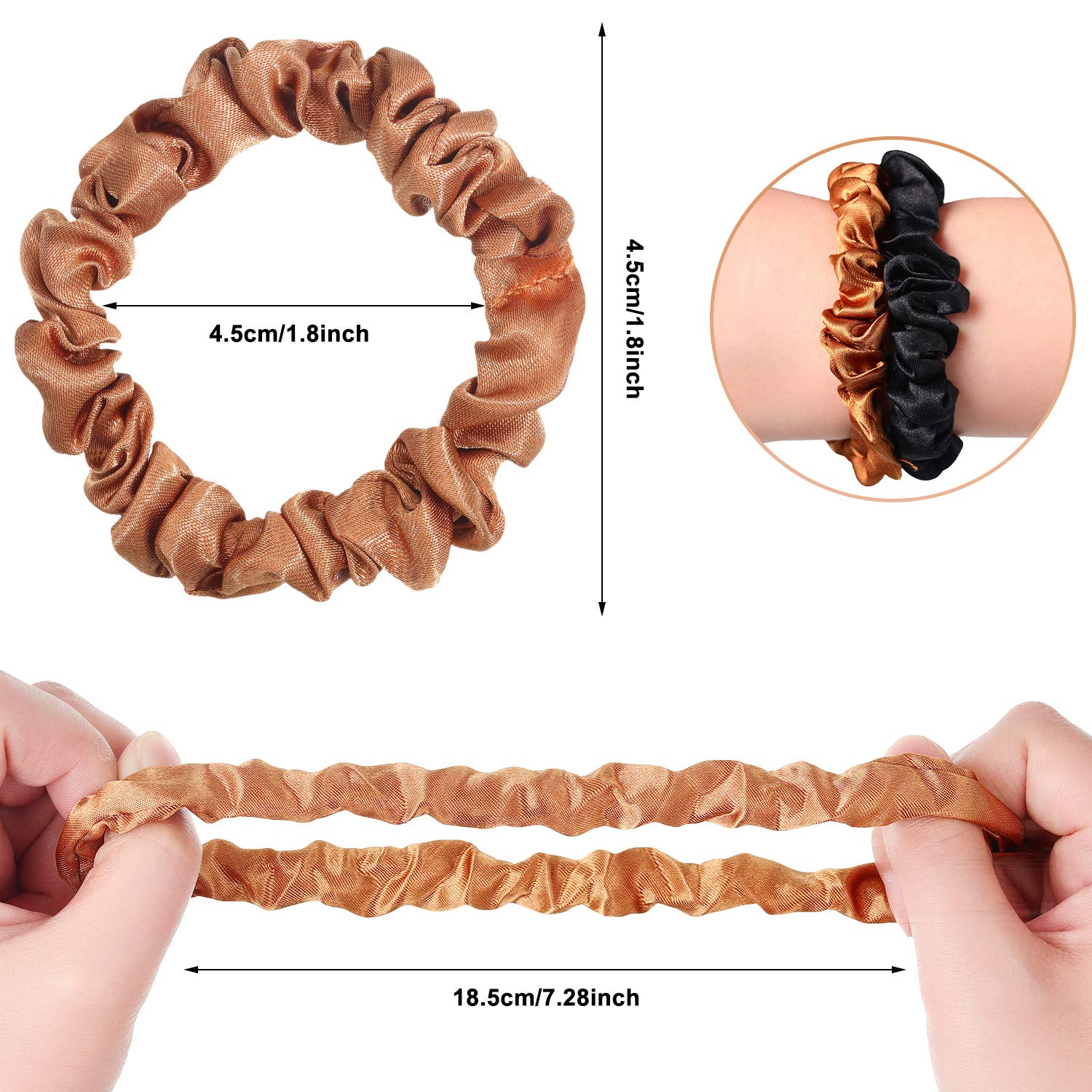 Détail satin et élastique WILLBOND – toucher doux et confort sans traction.