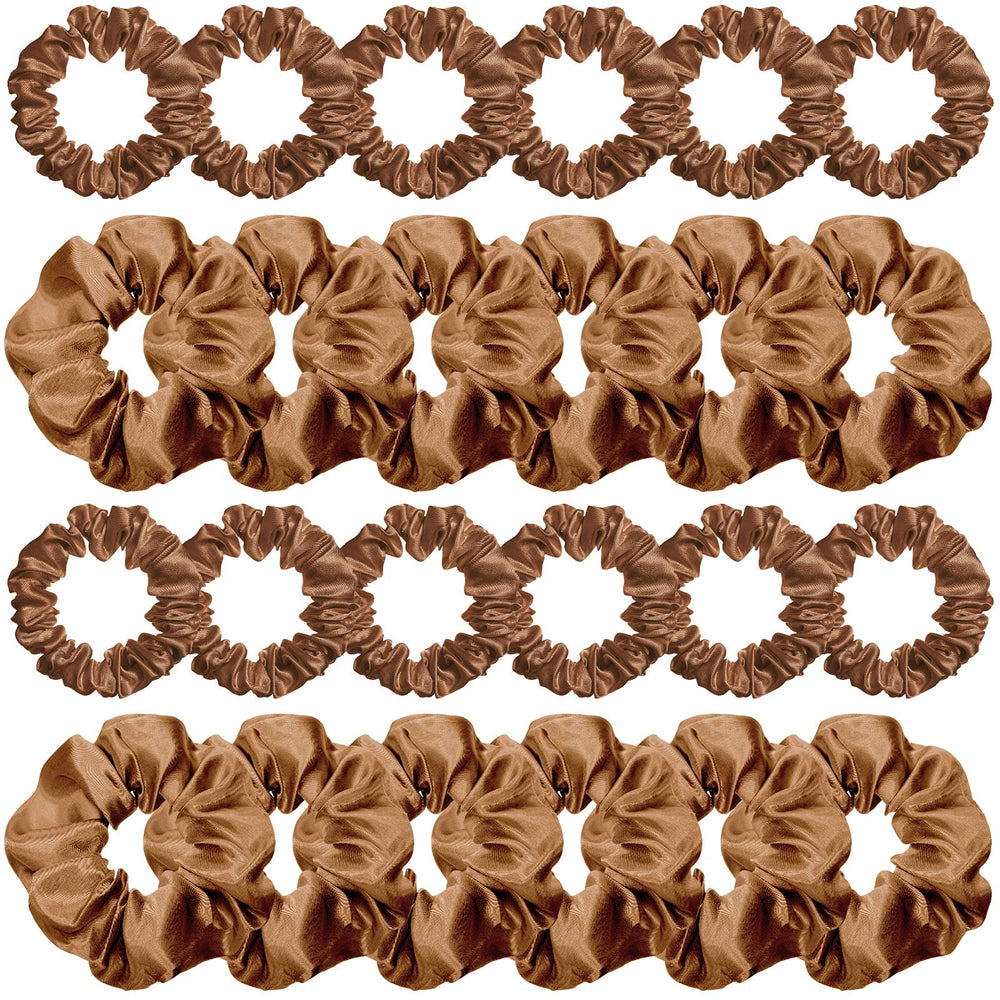 Willbond serre-cheveux satin marron clair, douceur et maintien confortable au quotidien.
