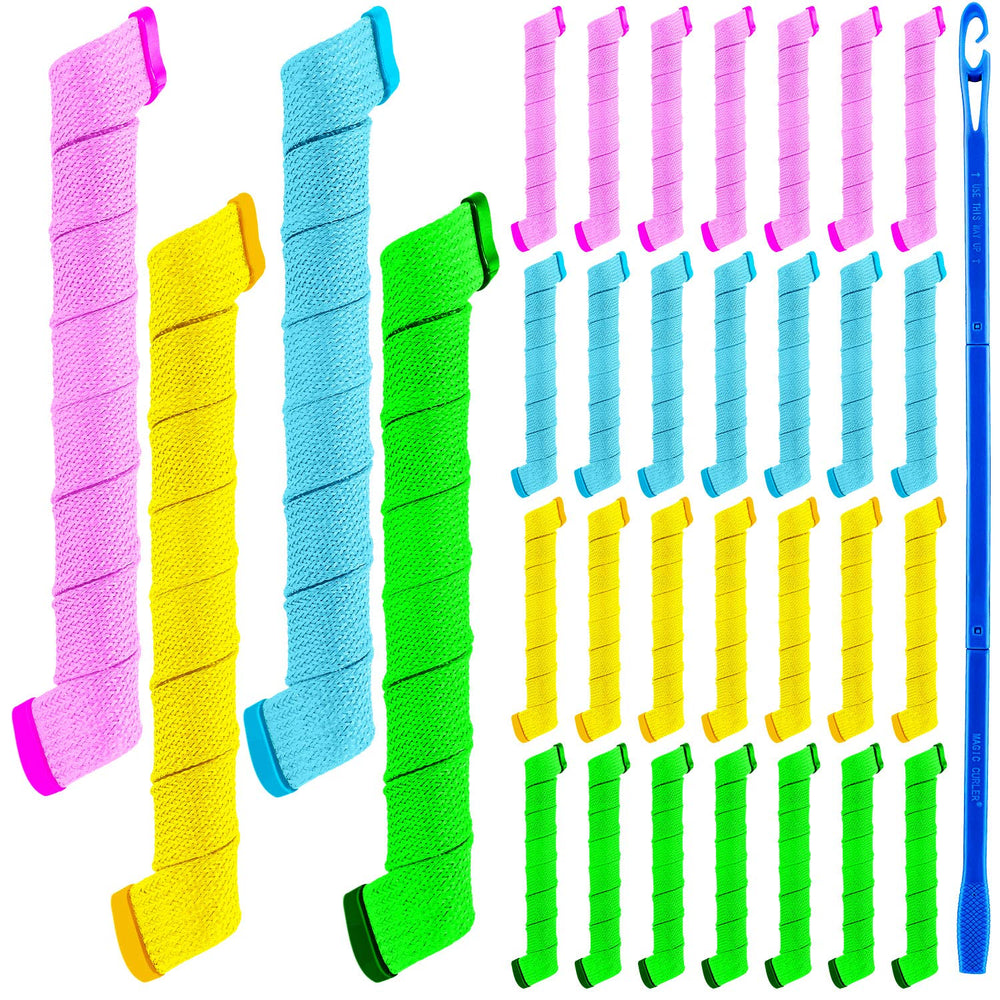 Rouleaux ondulés WILLBOND de 11,8 pouces pour boucles sans chaleur