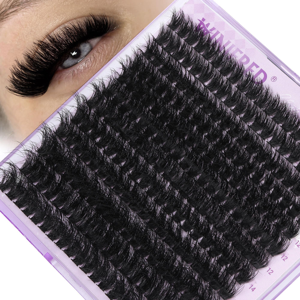Winifred cils grappes 80D – effet volume durable pour un regard captivant.