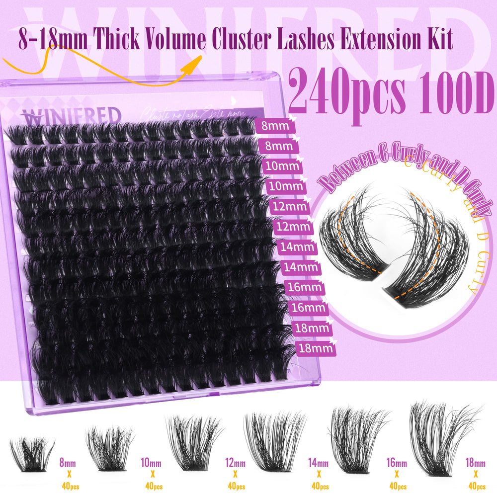 Winifred liaison et scellage cils 10ml – adhérence fiable pour une pose précise