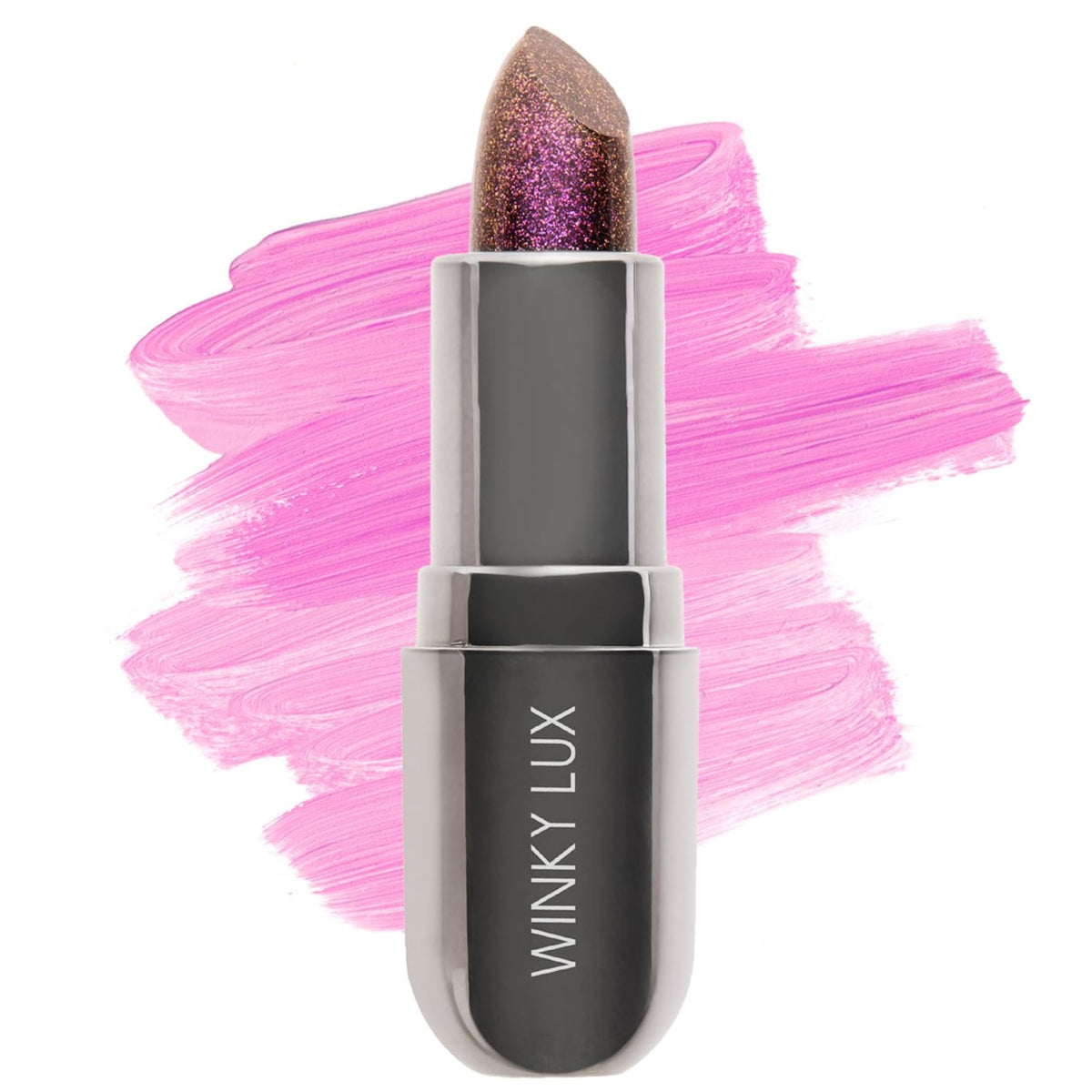 Winky Lux Aurora Glimmer Balm emballage élégant prêt à emporter pour lèvres.