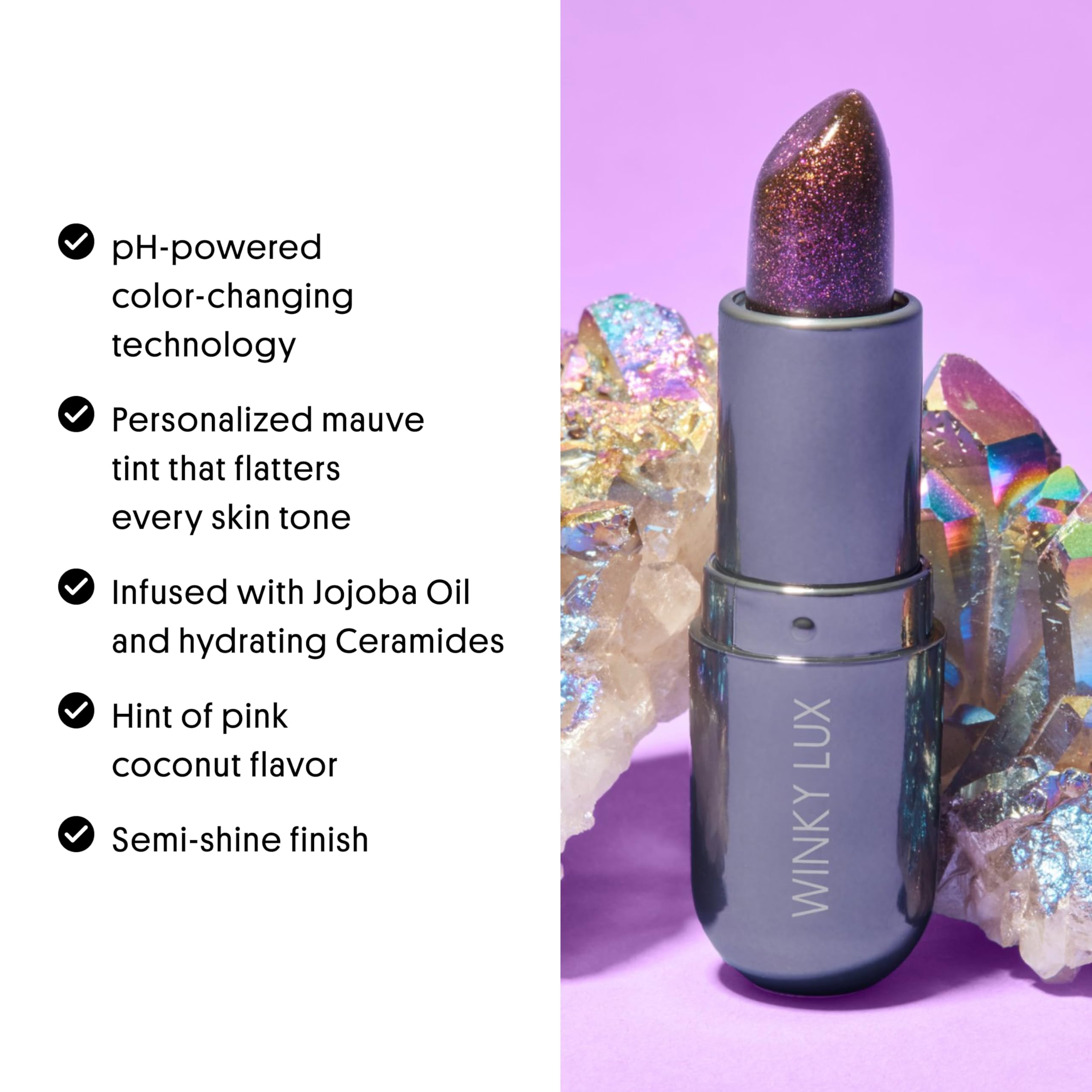 Parfum coco tropical du Winky Lux Aurora Glimmer Balm.