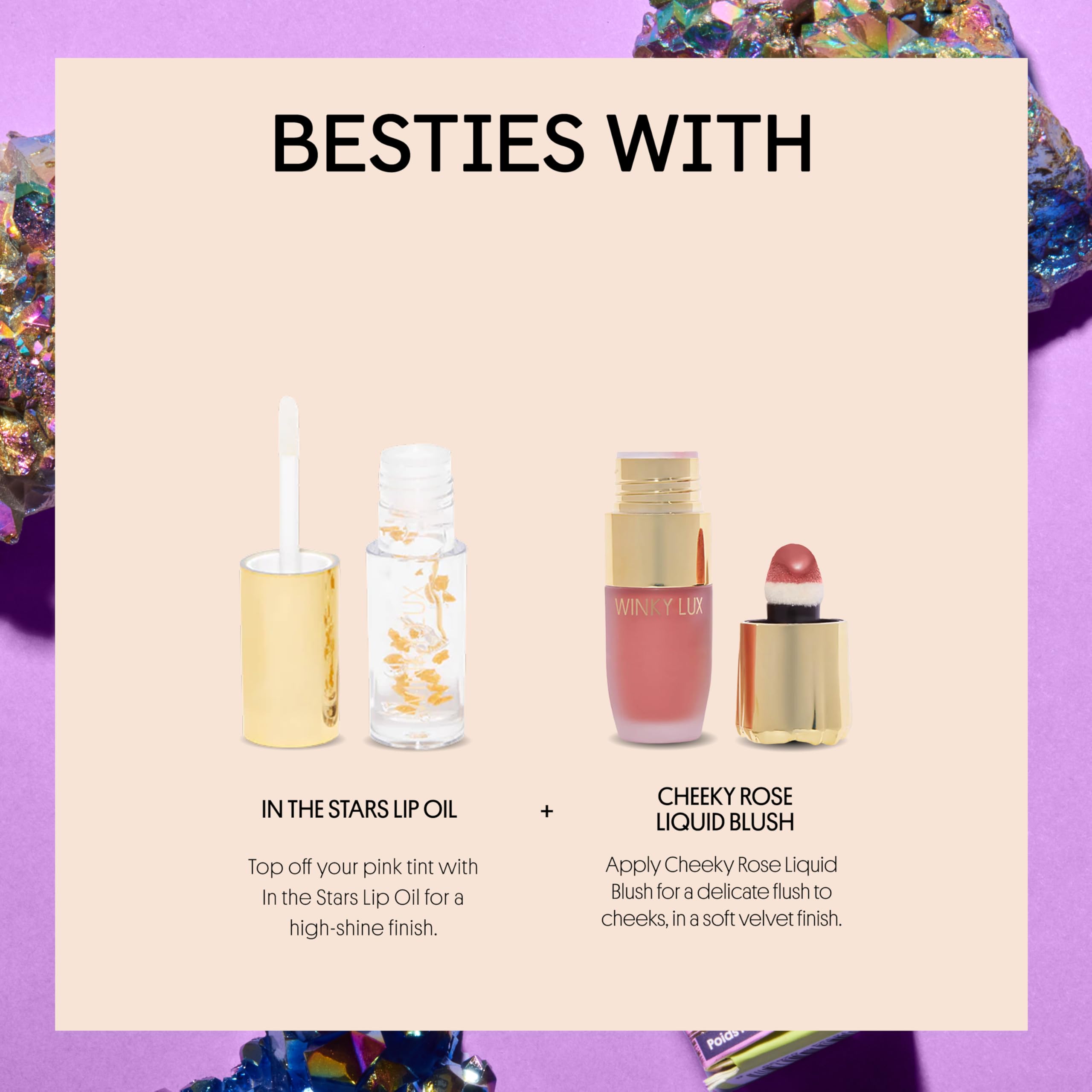 Routine vegan et cruelty-free avec le Winky Lux Aurora Glimmer Balm.