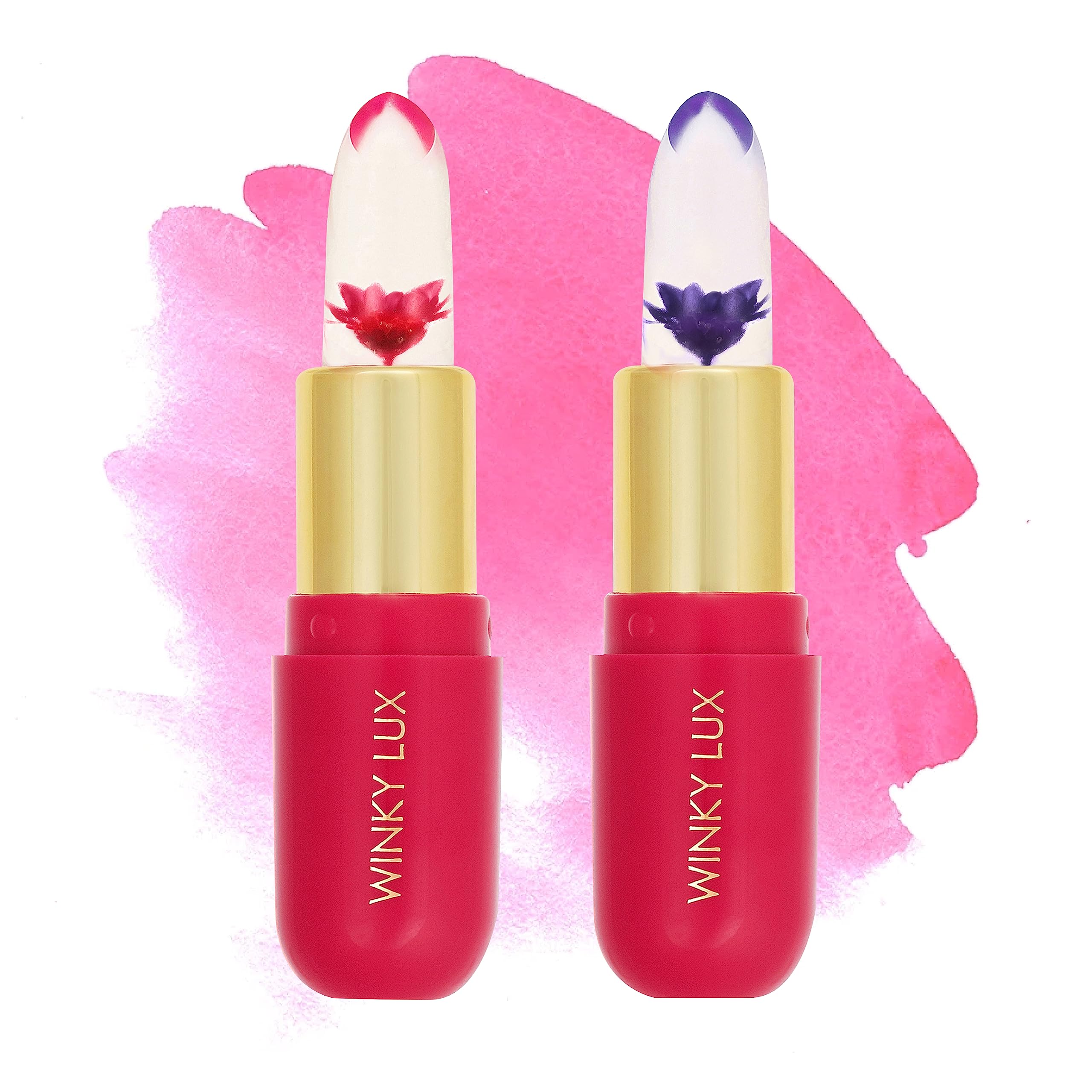 Winky Lux Flower Balm avec fleur de chrysanthème suspendue et couleur personnalisée