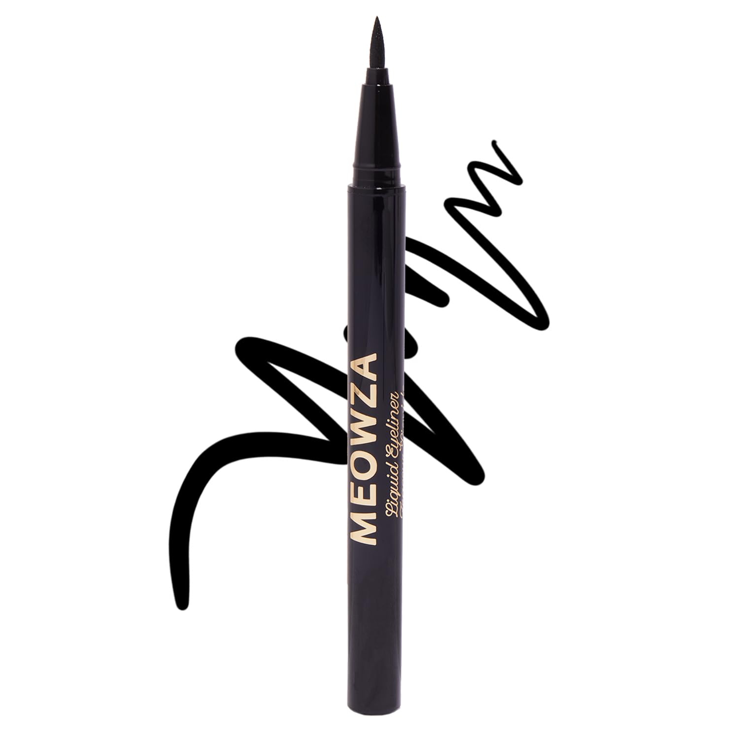 Winky Lux Meowza : trait noir fluide, pointe feutre précise pour un regard net