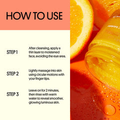 Exfoliant Orange You Bright de Winky Lux, mélange huiles orange-carotte pour nourrir sans lourdeur.