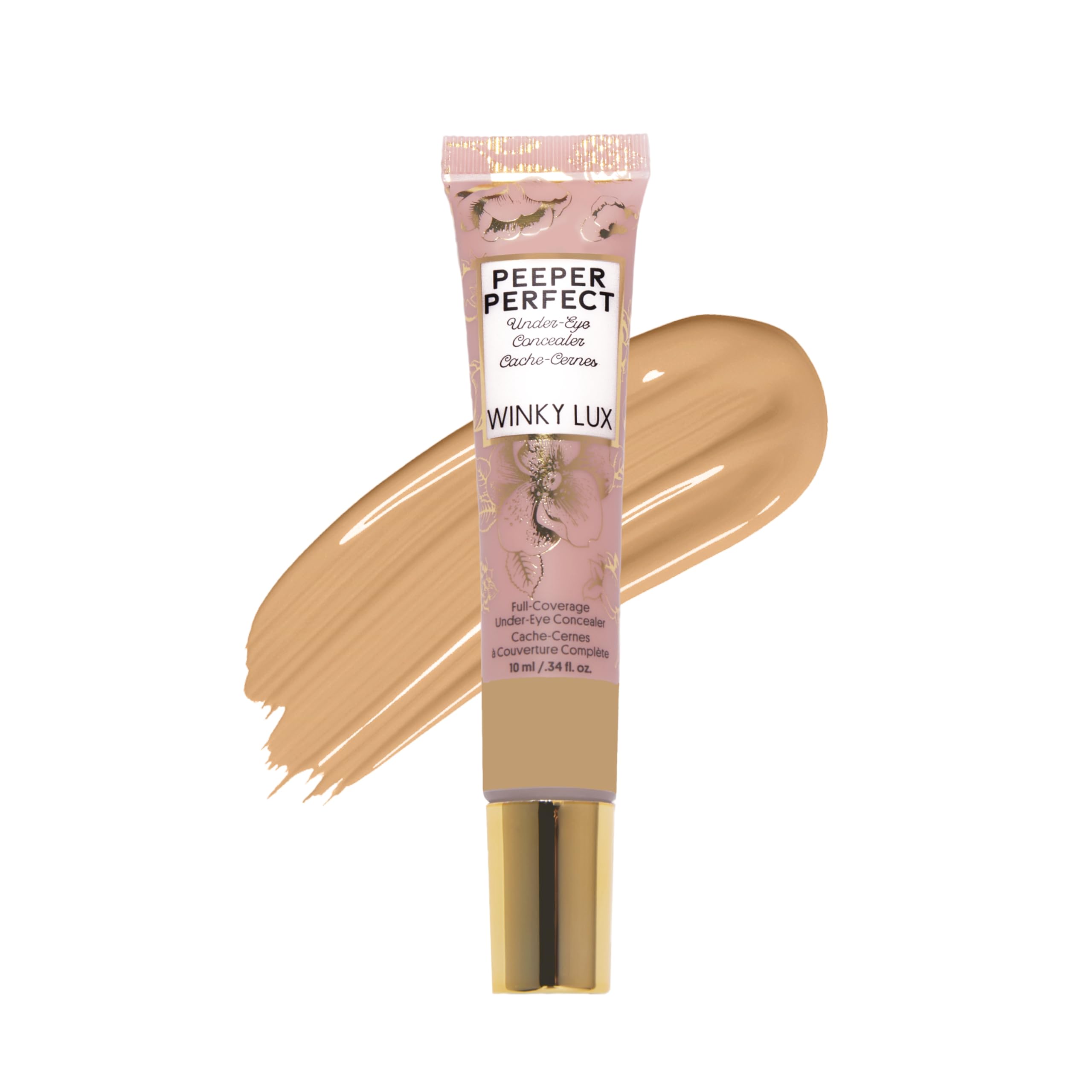 Winky Lux Peeper Perfect anti-cernes crème pigmentée offrant une couvrance durable.