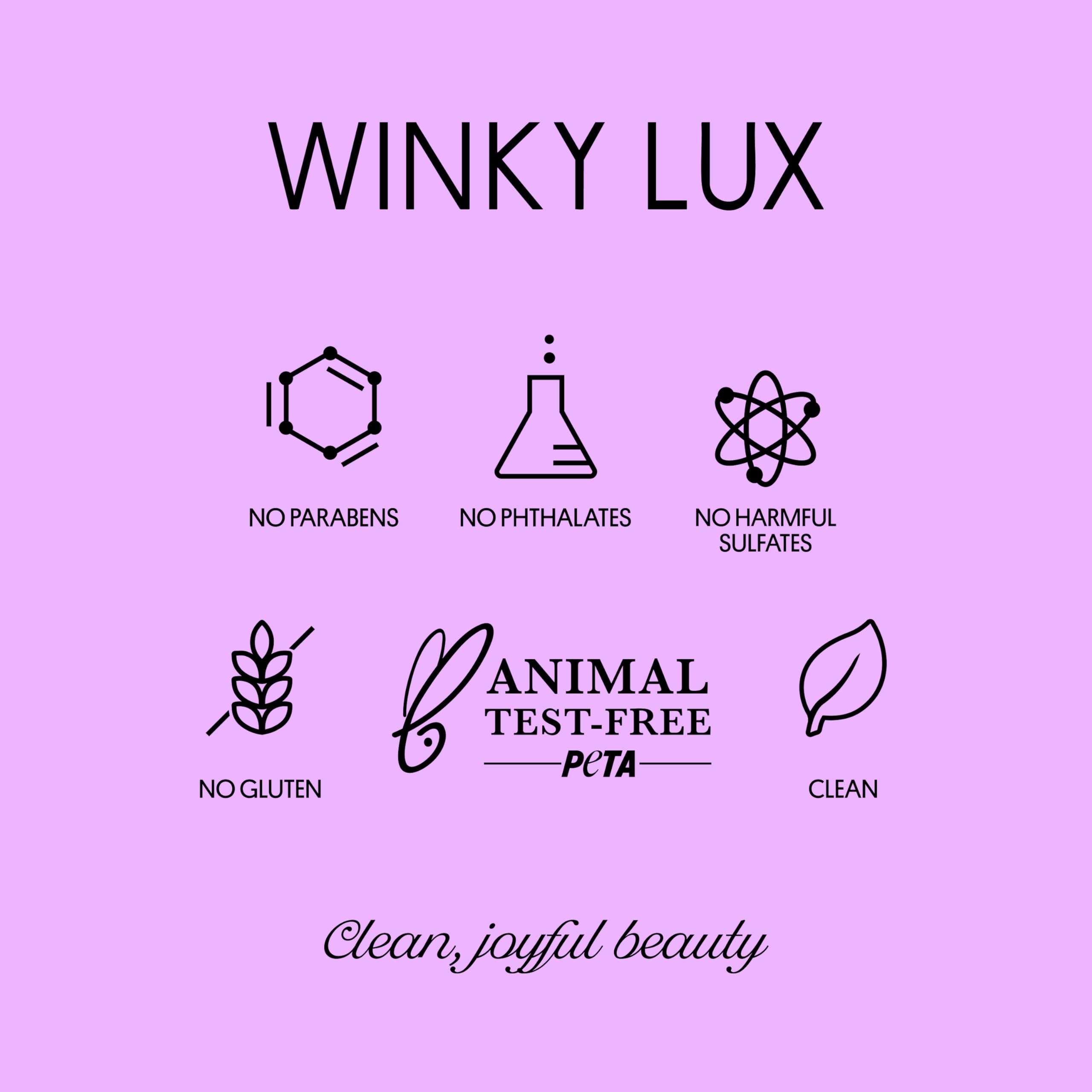 Winky Lux Peeper Perfect application close-up showing even coverage.