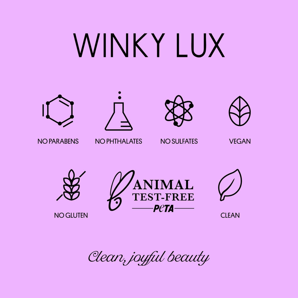 Winky Lux the blanc vegan cruelty-free, engagement éthique