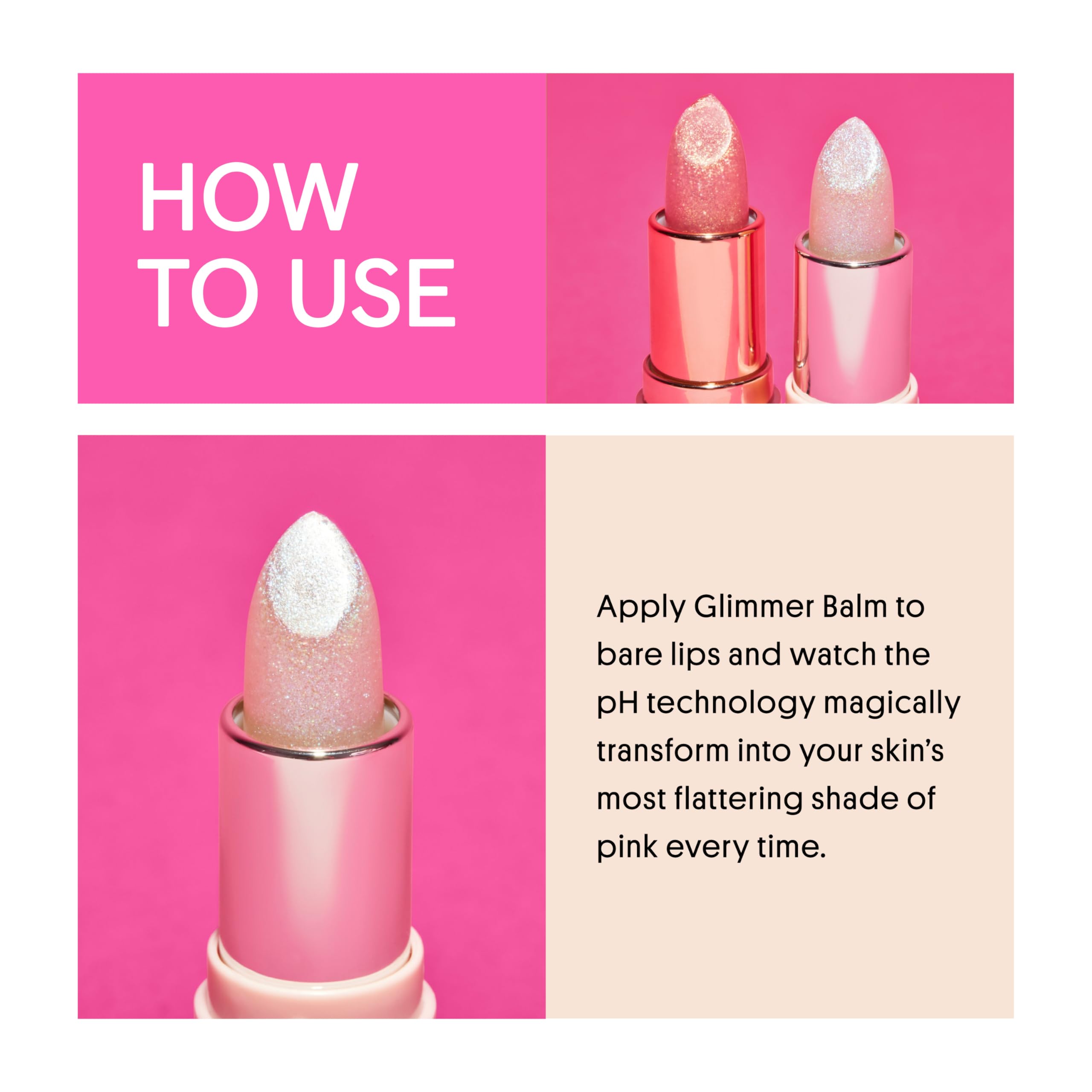 Hydratation quotidienne avec le Glimmer Balm de Winky Lux.