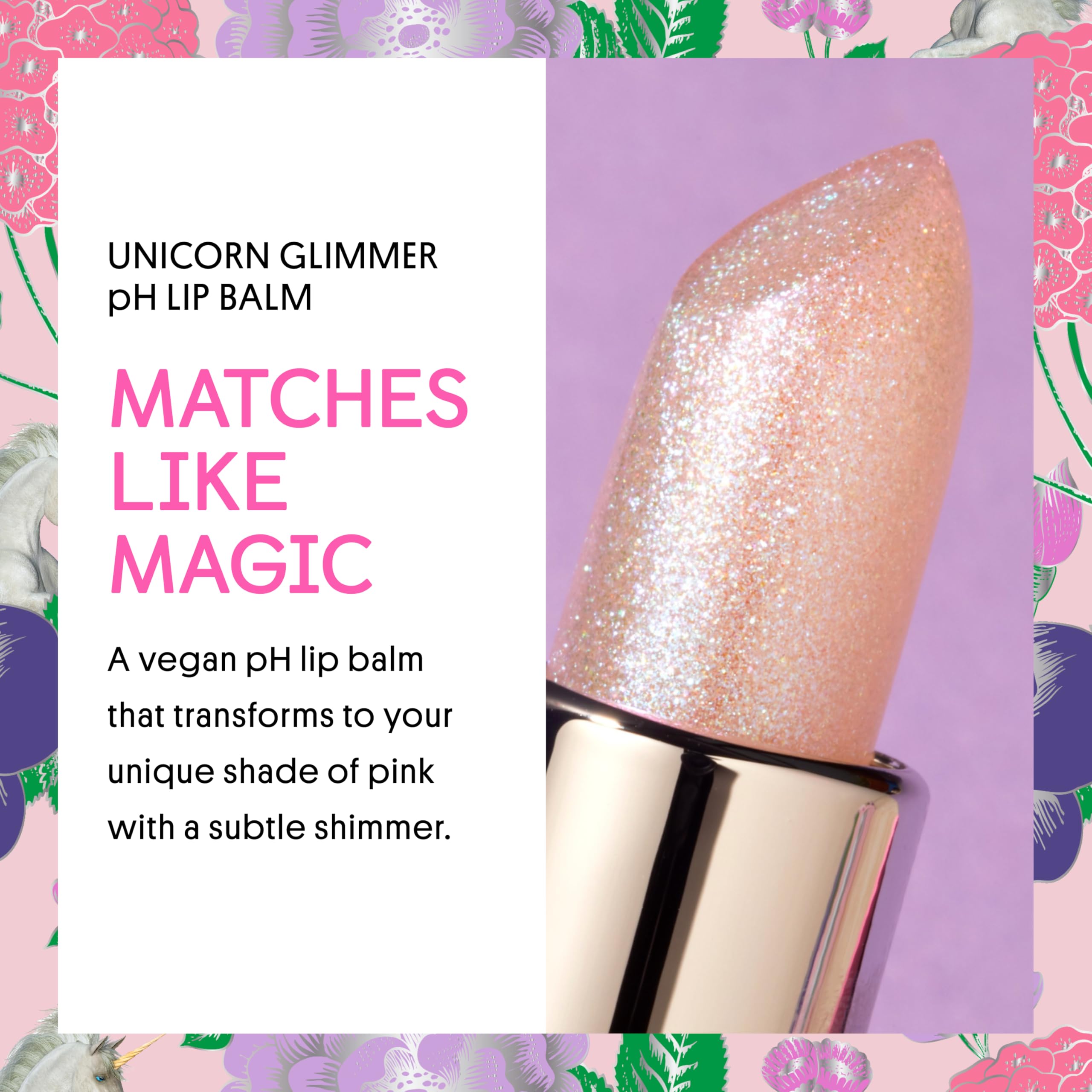 Texture légère et lumineuse du baume Unicorn Glimmer par Winky Lux.
