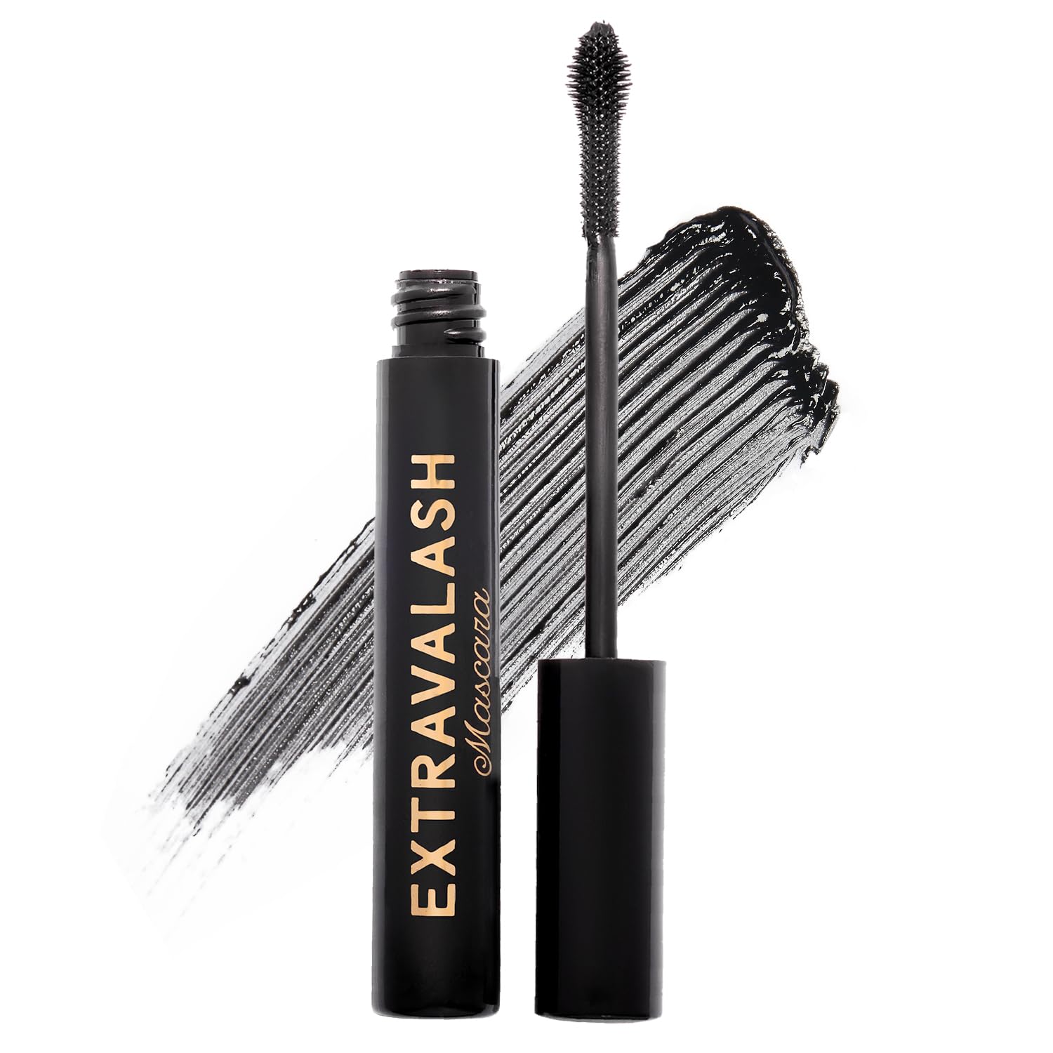 Winky Lux ExtravaLash avec brosse embout silicone pour une application précise et sans paquets.