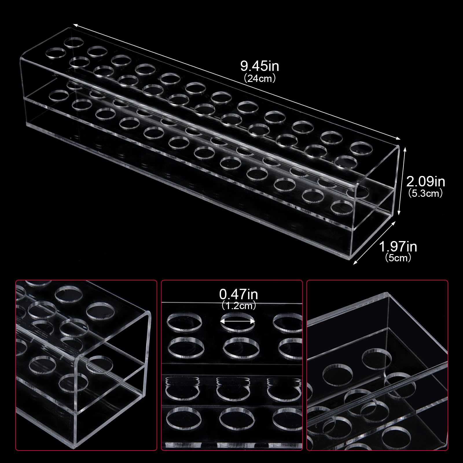 Wiojtry porte-brosses-ongles, accès rapide et organisation parfaite.