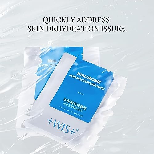 +WIS+ Masque-visage, feuille ultra-fine prête à hydrater rapidement.
